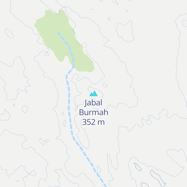 Map of Jabal Burmah