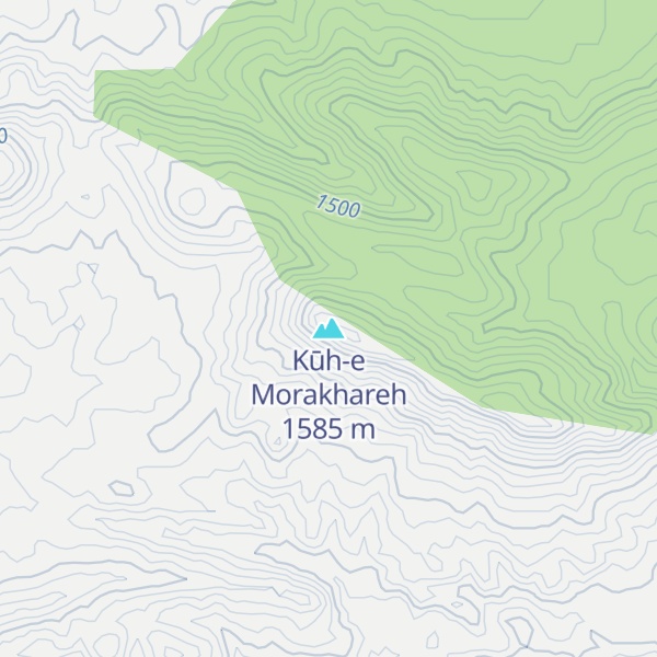 Map of Kūh-e Morakhareh