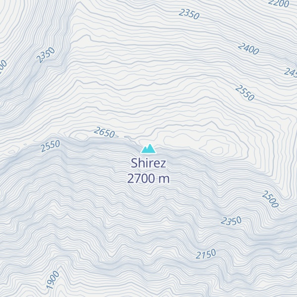 Map of Shirez