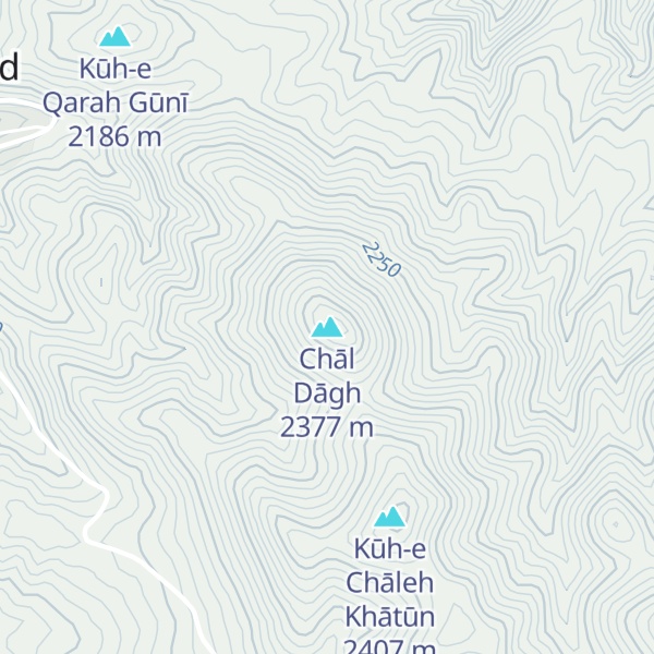 Map of Chāl Dāgh