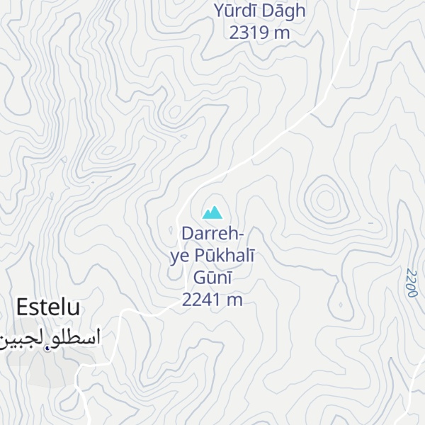 Map of Darreh-ye Pūkhalī Gūnī