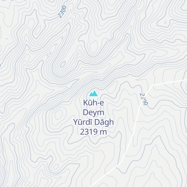 Map of Kūh-e Deym Yūrdī Dāgh