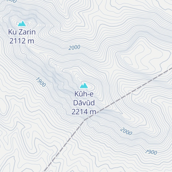 Map of Kūh-e Sīāh Kamar