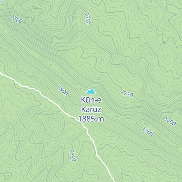 Map of Kūh-e Karūz