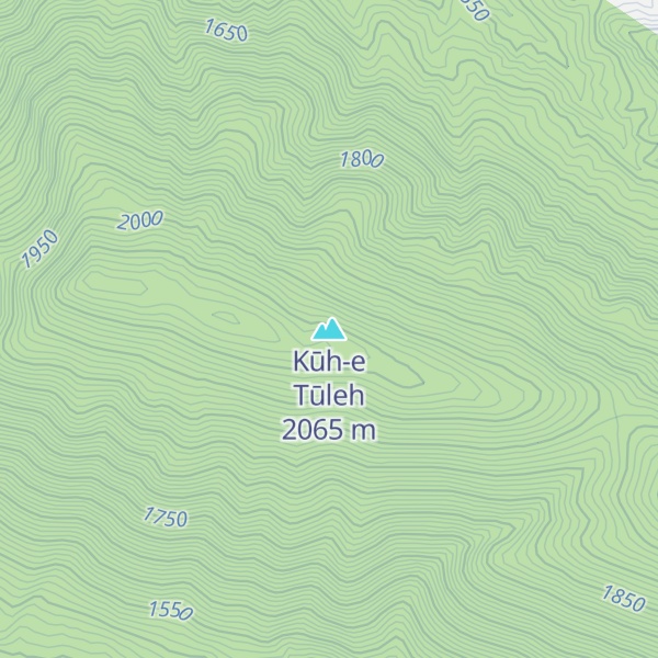 Map of Kūh-e Tūleh