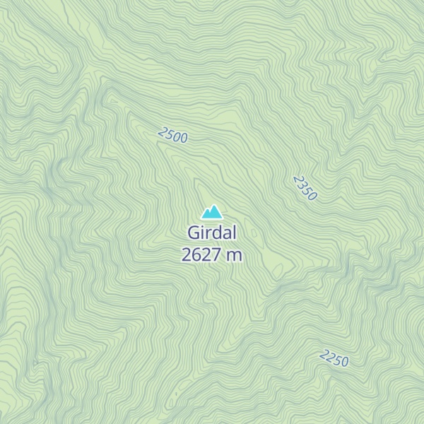 Map of Girdal