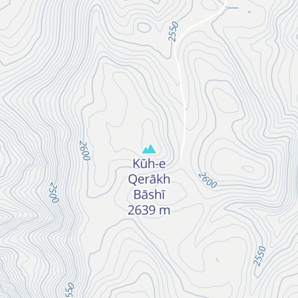Map of Kūh-e Qerākh Bāshī