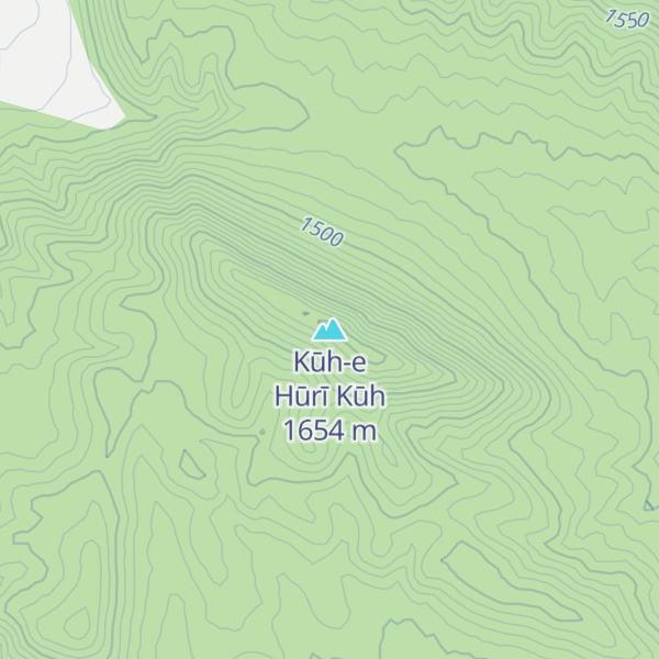 Map of Kūh-e Hūrī Kūh