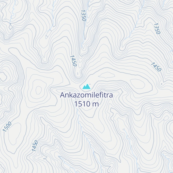 Map of Ankazomilefitra