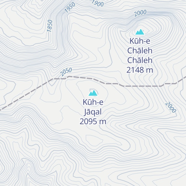 Map of Kūh-e Jāqal