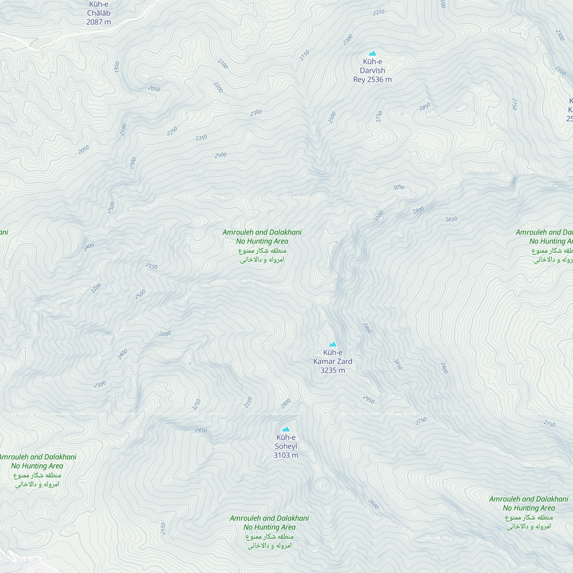 Dalakhani Hut map
