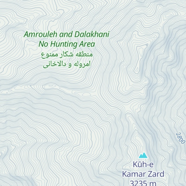 Map of Dalakhani Hut