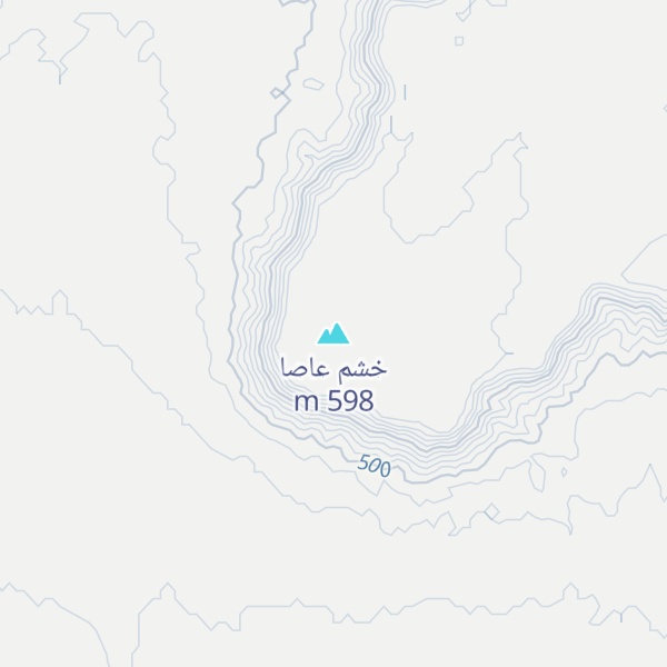 Map of خشم عاصا