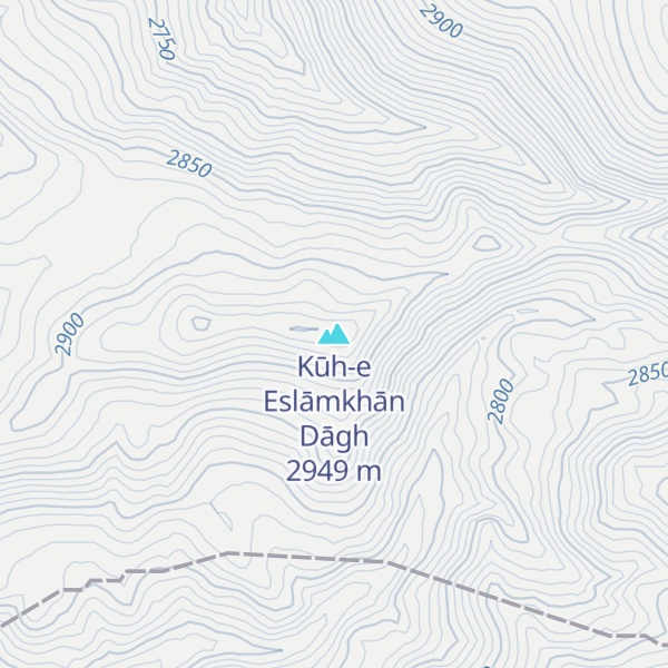 Map of Kūh-e Eslāmkhān Dāgh