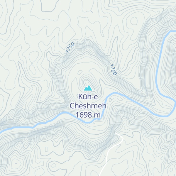 Map of Kūh-e Cheshmeh