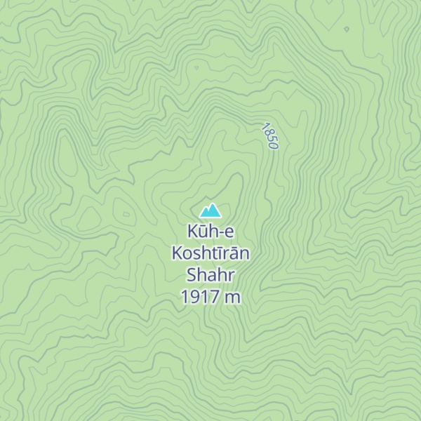 Map of Kūh-e Koshtīrān Shahr