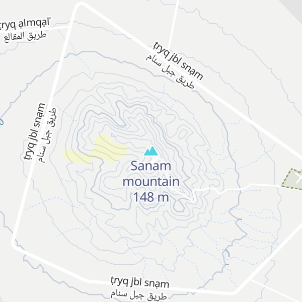 Map of Sanam mountain