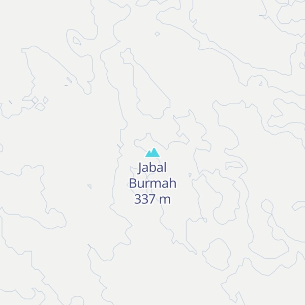 Map of Jabal Burmah