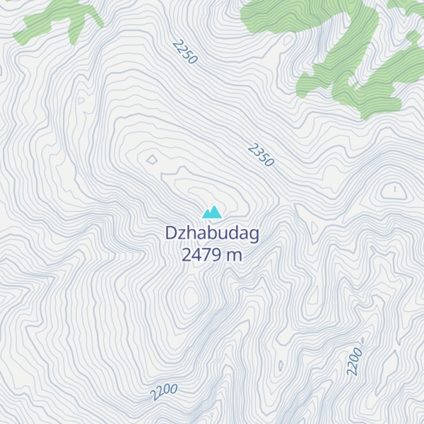 Map of Dzhabudag