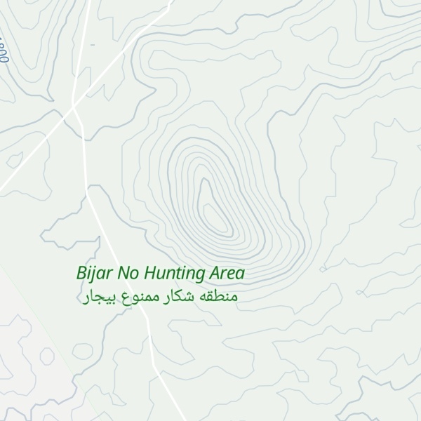 Map of Kūh-e Bozorg