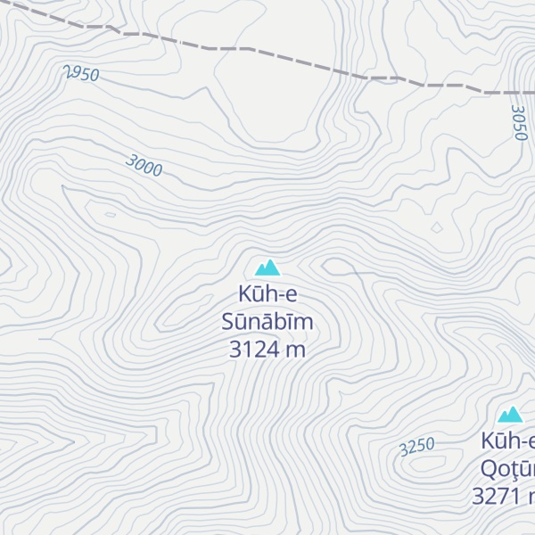 Map of Kūh-e Sūnābīm