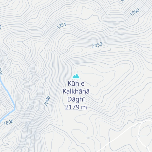 Map of Kūh-e Kalkhānā Dāghī