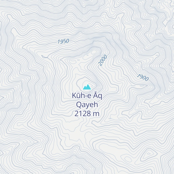 Map of Kūh-e Āq Qayeh