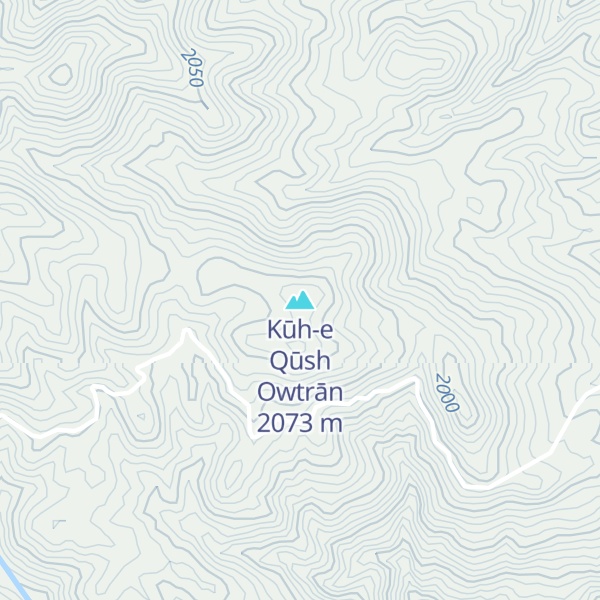 Map of Kūh-e Qūsh Owtrān