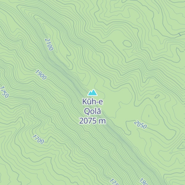 Map of Kūh-e Qolā