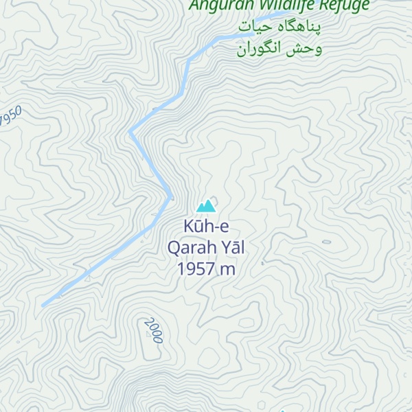 Map of Kūh-e Qarah Yāl