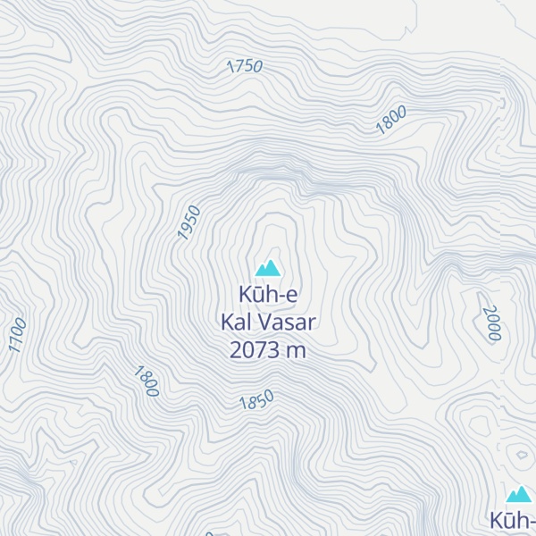 Map of Kūh-e Kal Vasar
