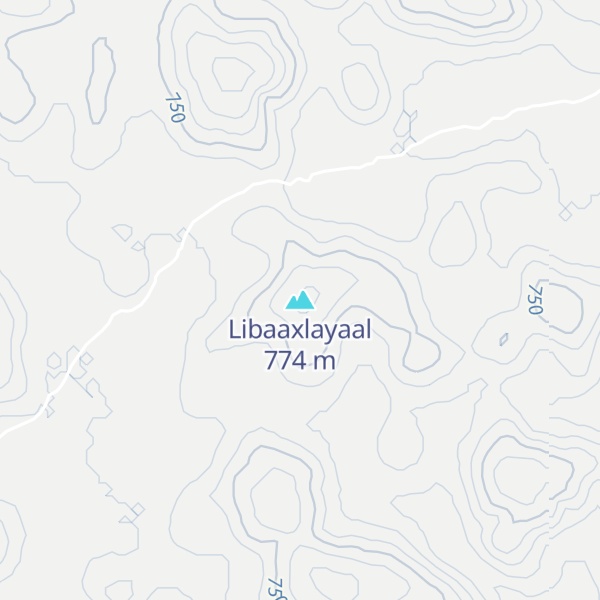 Map of Libaaxlayaal