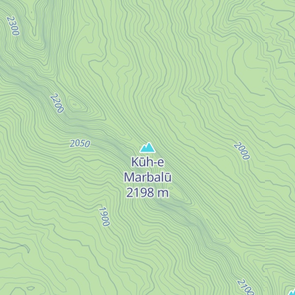 Map of Kūh-e Marbalū