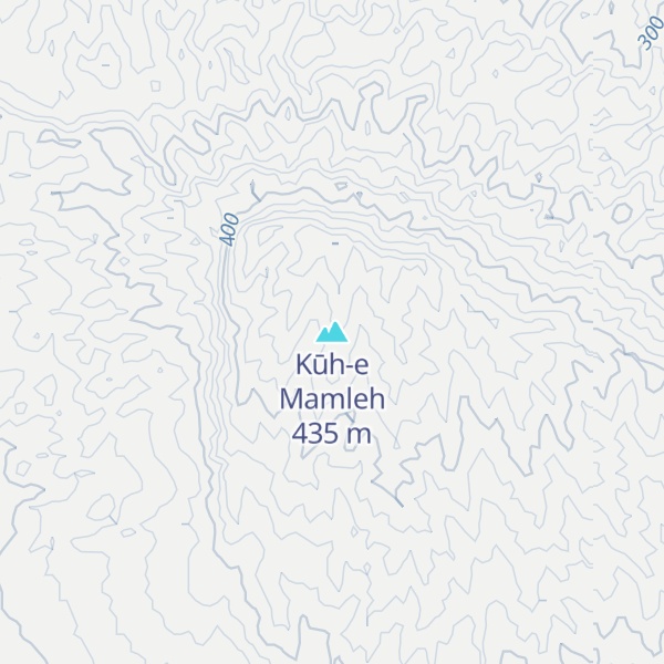 Map of Kūh-e Mamleh