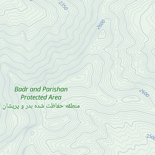 Map of Kūh-e Haft Kānī