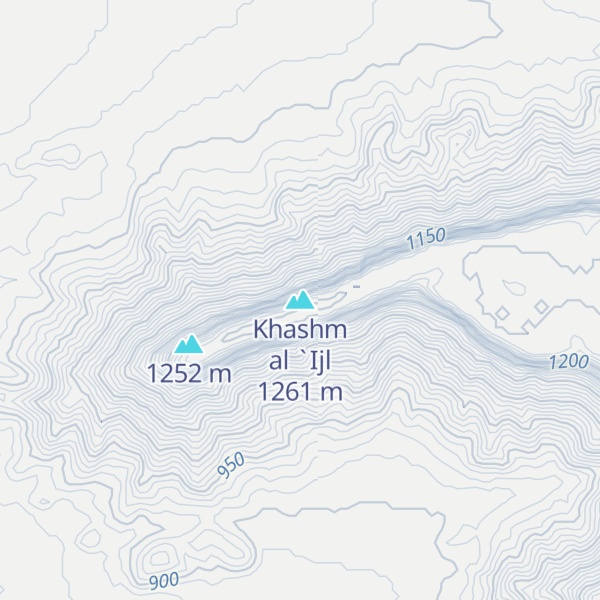 Map of Khashm al `Ijl