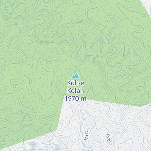 Map of Kūh-e Kolāh