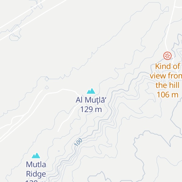 Map of Al Muţlā‘
