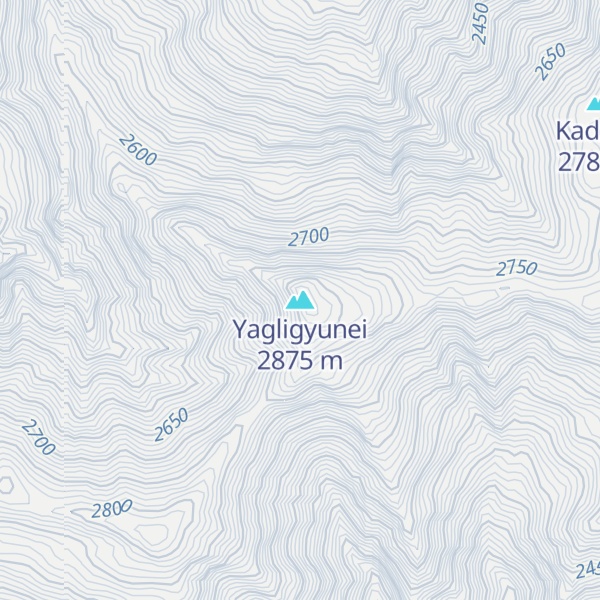 Map of Yagligyunei