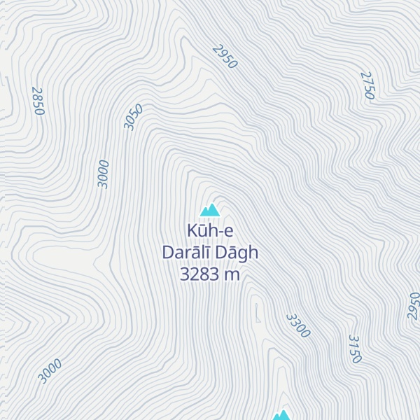 Map of Kūh-e Darālī Dāgh
