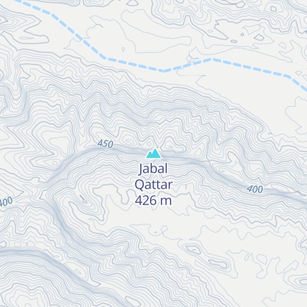 Map of Jabal Qattar