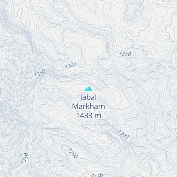 Map of Jabal Markham