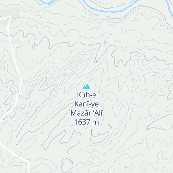 Map of Kūh-e Kanī-ye Mazār ‘Alī