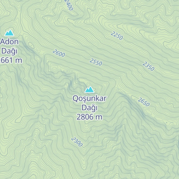 Map of Qoşunkar Dağı