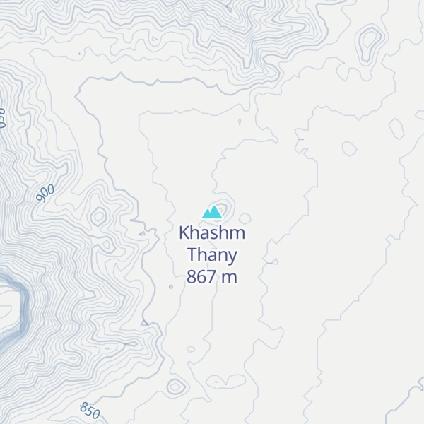 Map of Khashm Thany