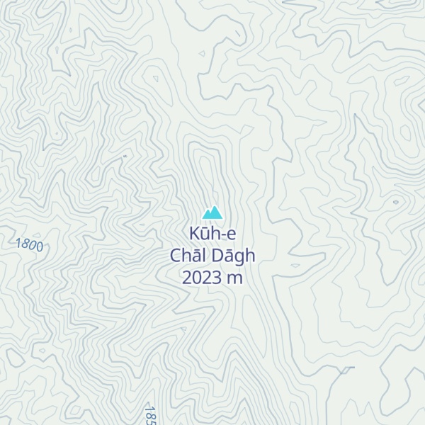 Map of Kūh-e Chāl Dāgh