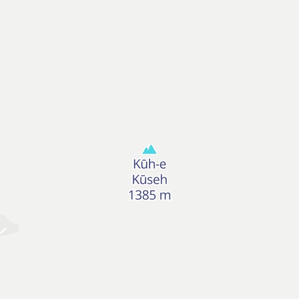 Map of Kūh-e Kūseh
