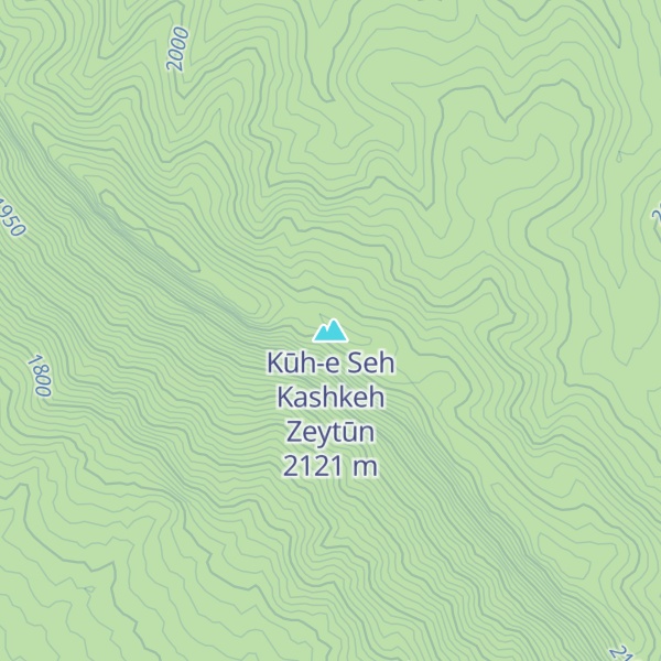 Map of Kūh-e Seh Kashkeh Zeytūn