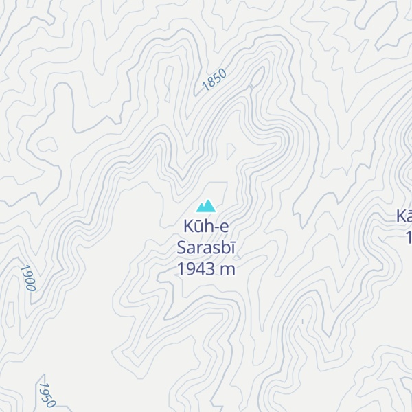 Map of Kūh-e Sarasbī