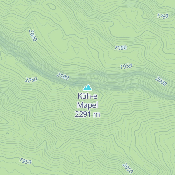 Map of Kūh-e Mapel